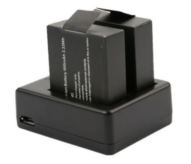 SJCAM Podwójna ładowarka do serii SJ4000 / M10 / SJ5000 - 726656 - zdjęcie 3